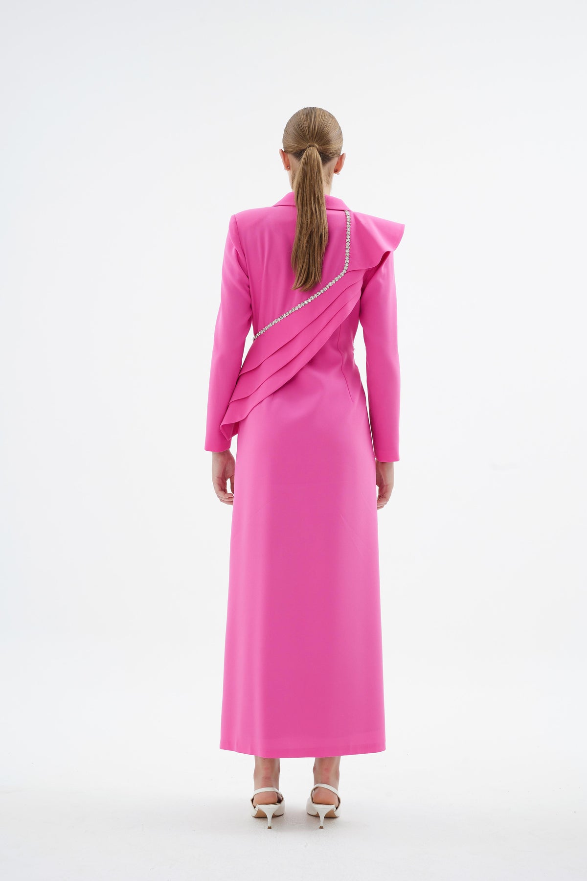 Liana  Elbise Pembe