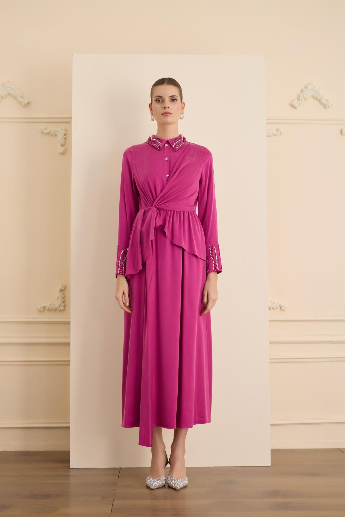 LUMIERE DRESS Fuşya