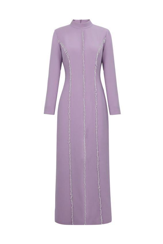 MILERA DRESS Gizemli Lila