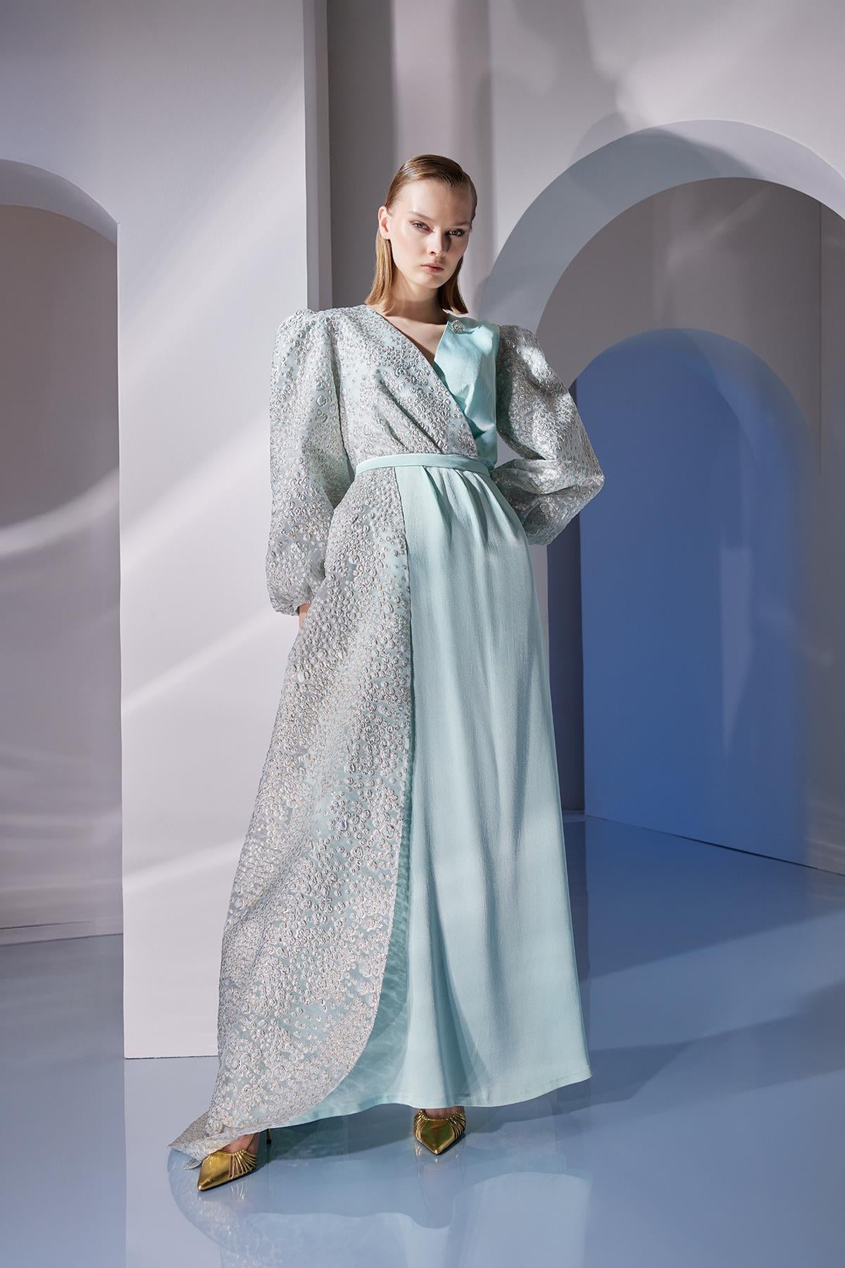 MILLIE DRESS Gök Mavisi