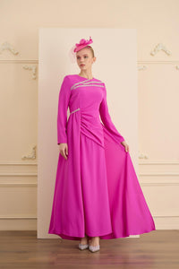 MIRANDA DRESS Fuşya