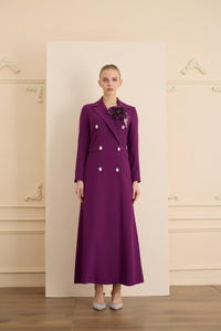 ROSE STONE DRESS Mürdüm