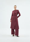 45002 NATALI JACKET TROUSER SET Claret Red