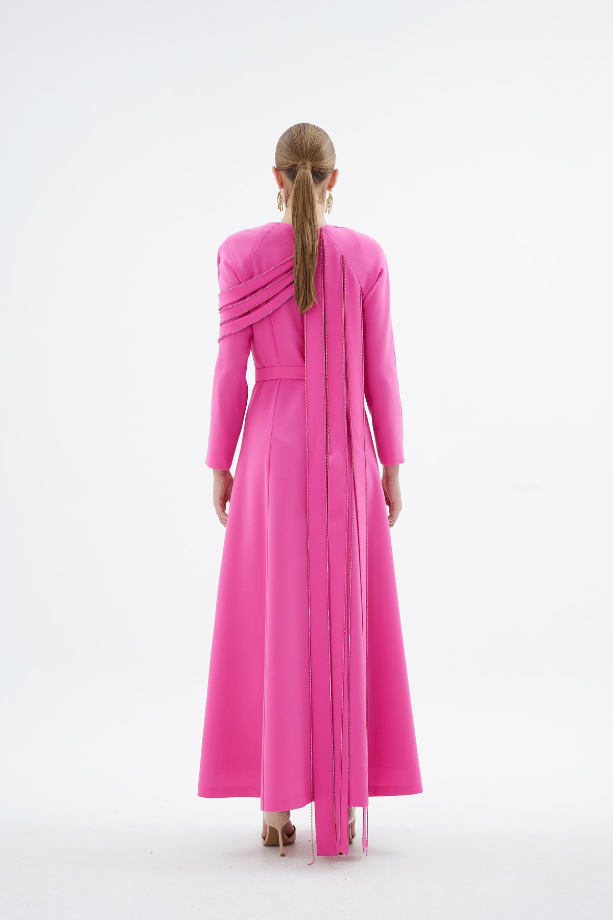 Opia  Elbise Pembe