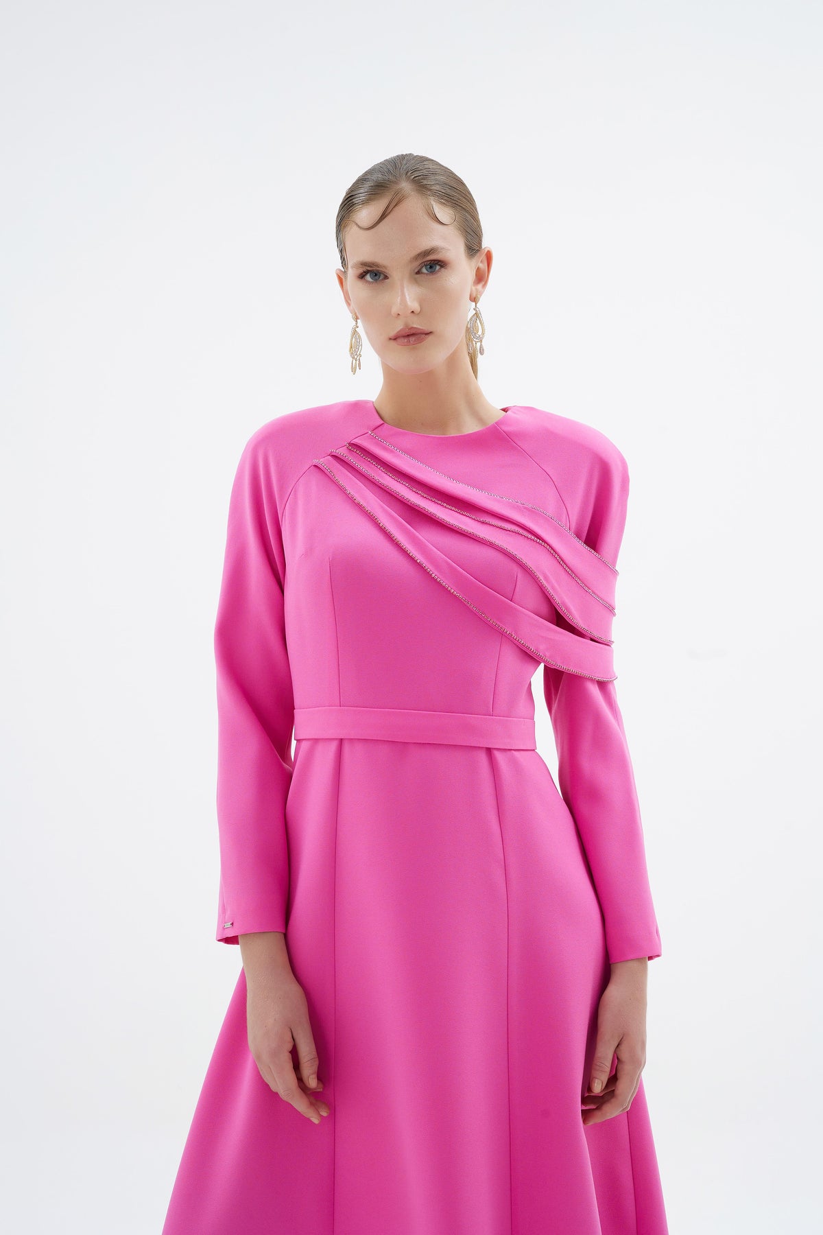 Opia  Elbise Pembe