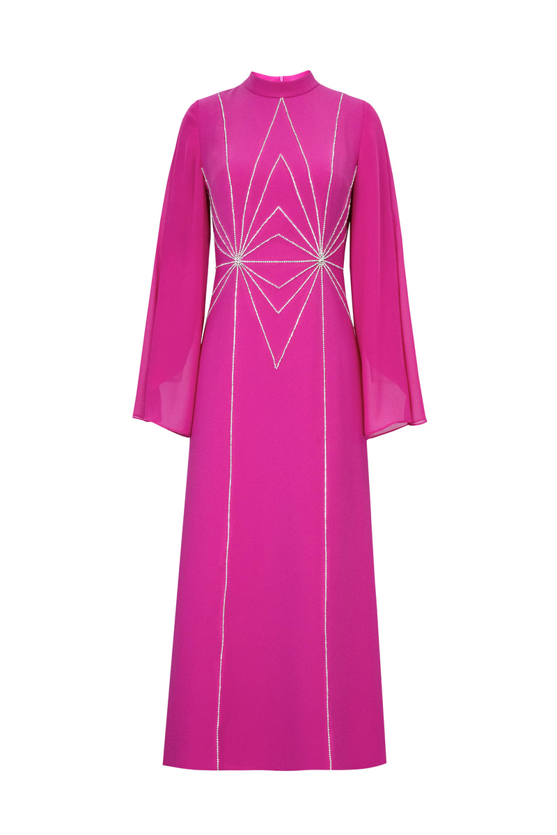 ORCHID DRESS Fuşya