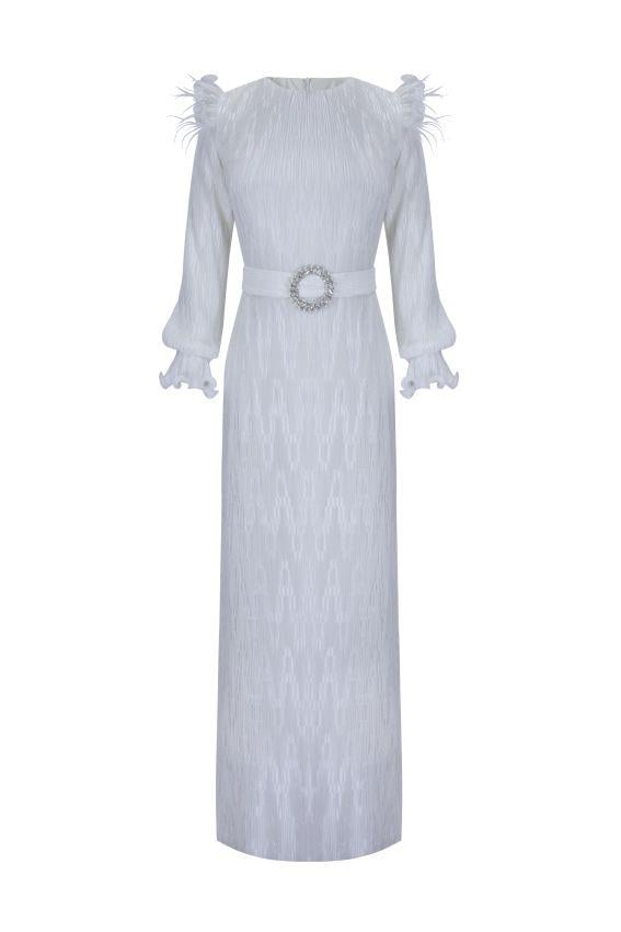 PAMELA DRESS Ekru