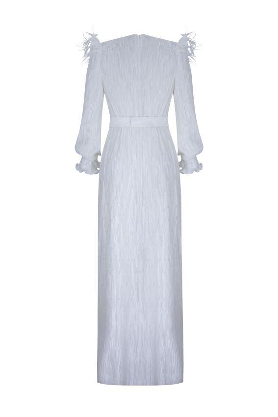 PAMELA DRESS Ekru