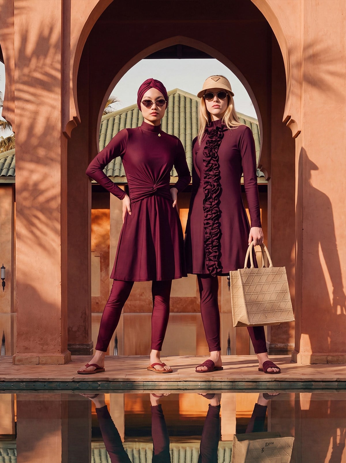 PASIFIC SWIMWEAR Bordo