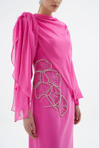 PEONY ELBİSE Pembe