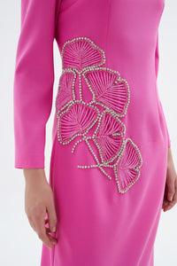 PEONY ELBİSE Pembe