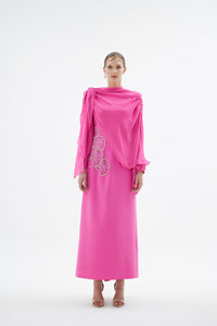 PEONY ELBİSE Pembe