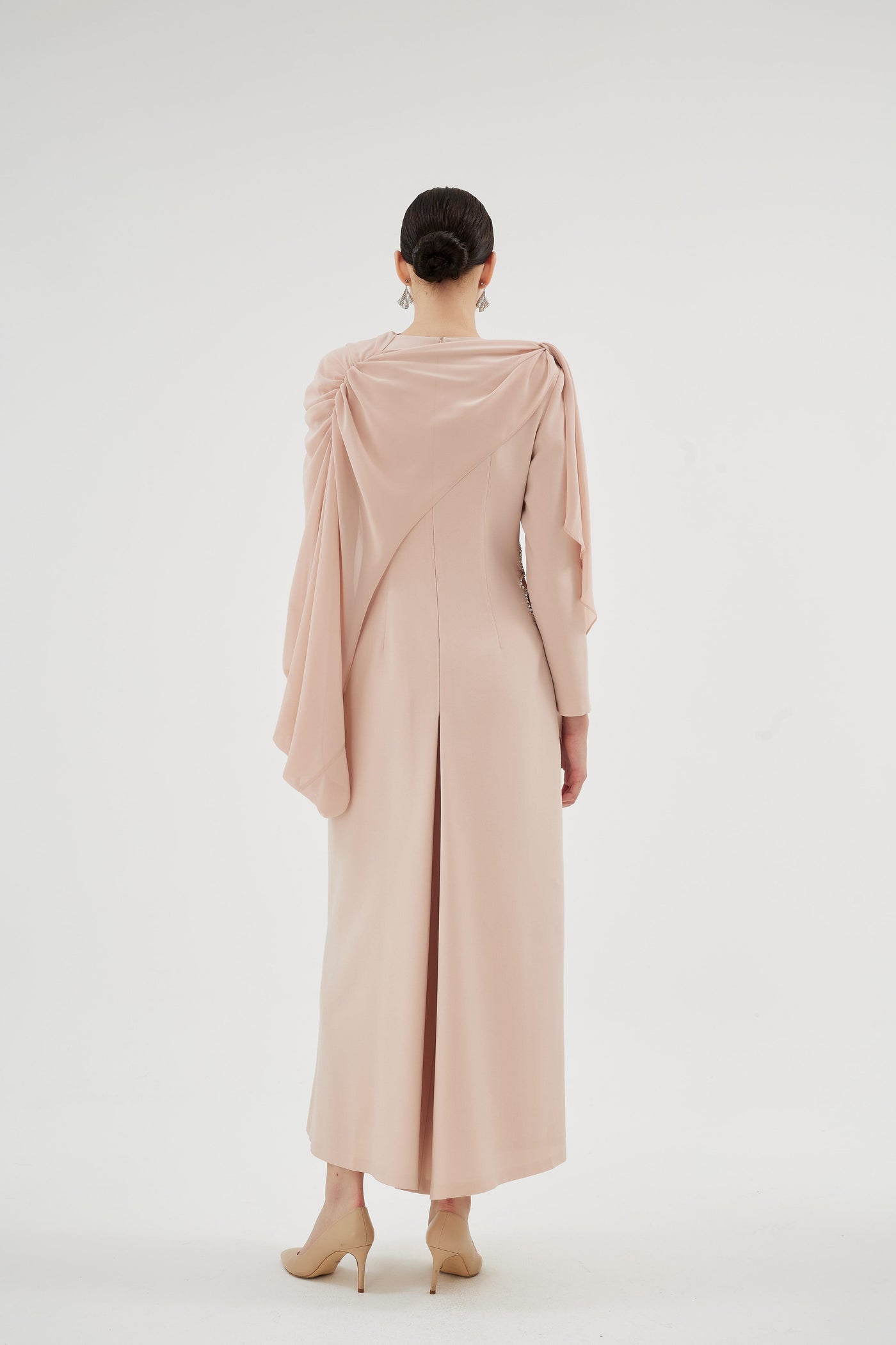 PEONY ELBİSE Somon