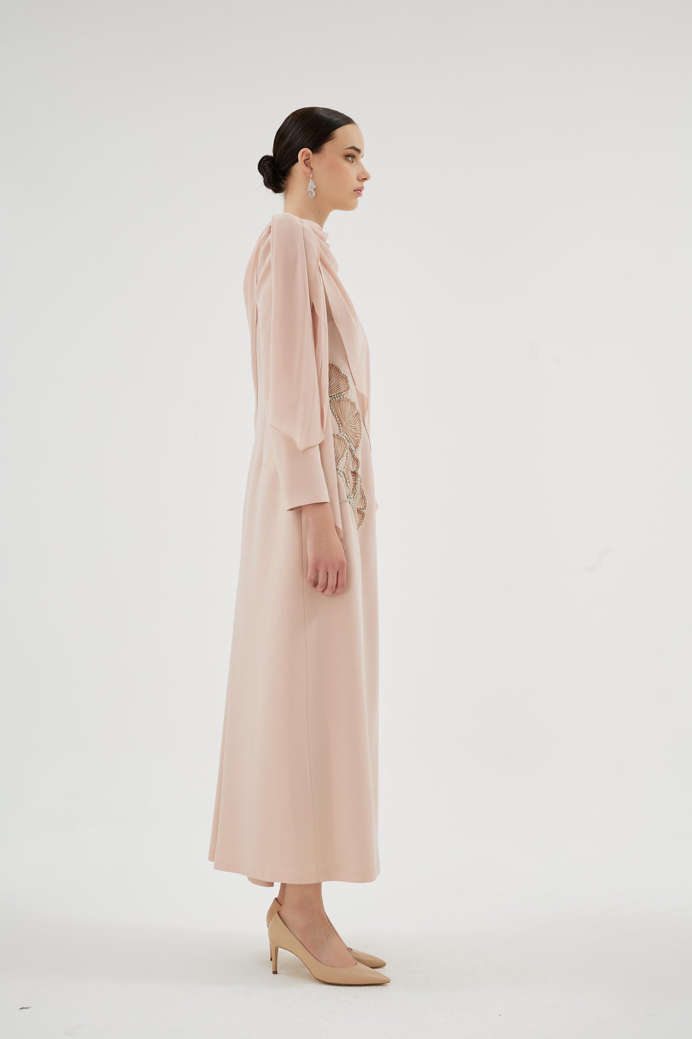 PEONY ELBİSE Somon