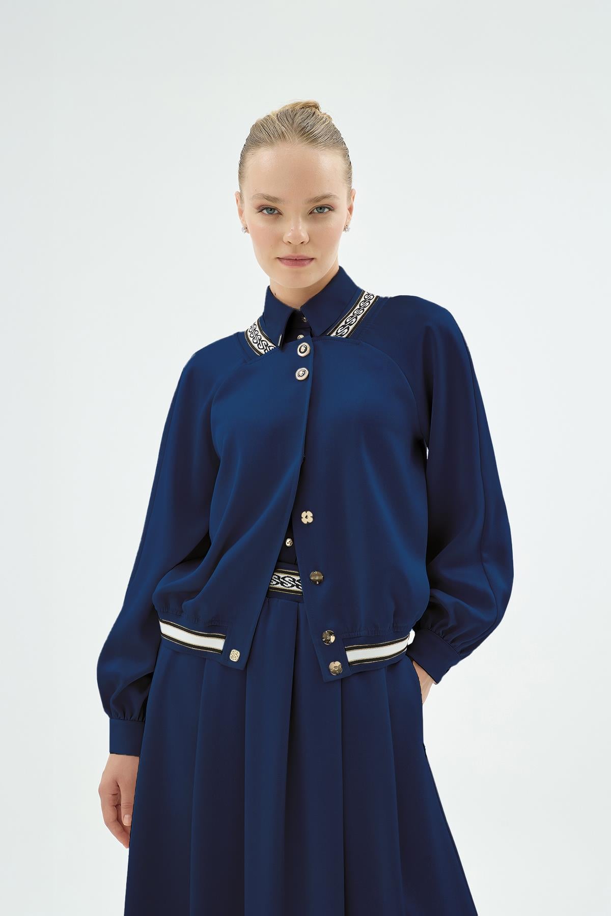 Pietra  Bomber Ceket Lacivert