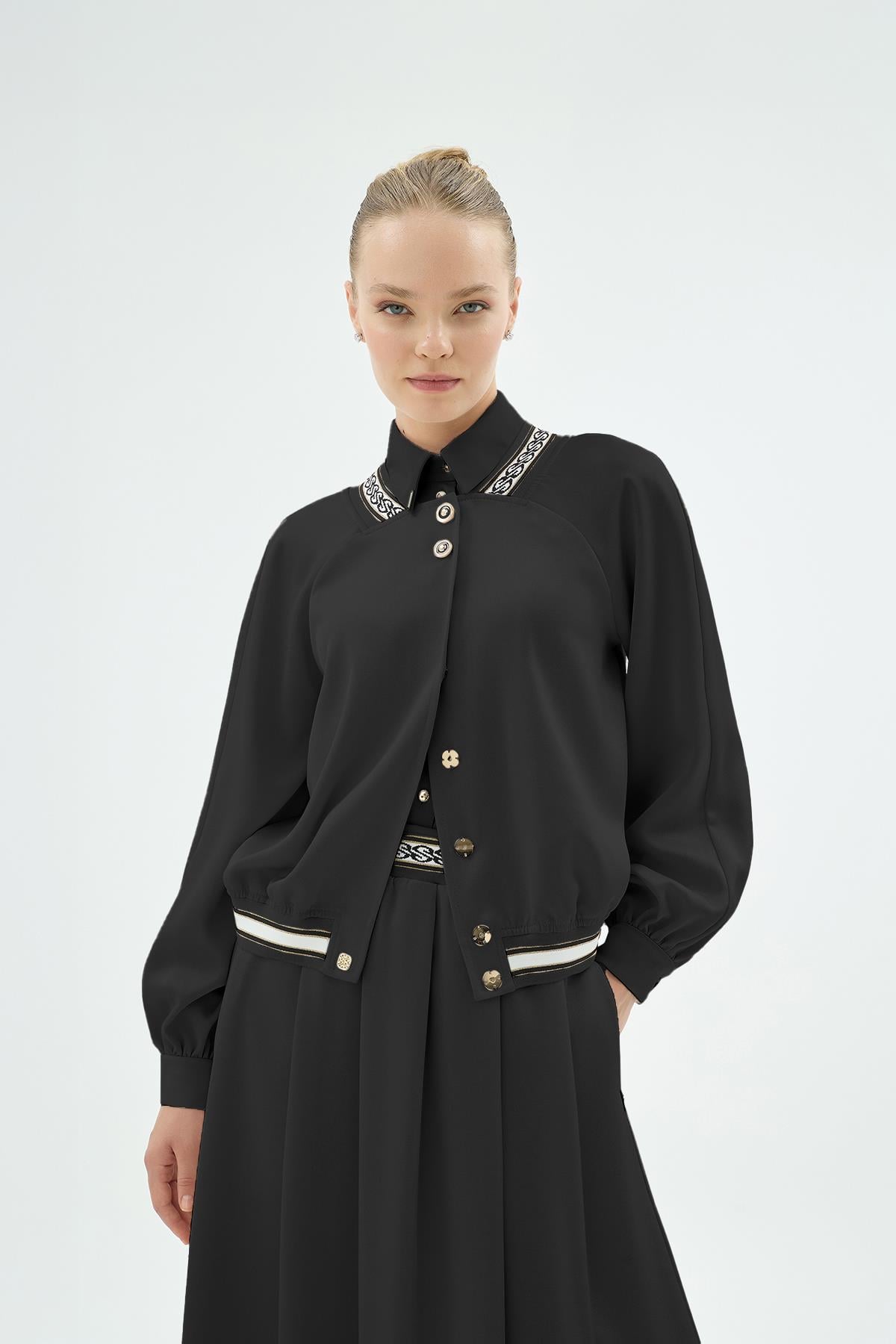 Pietra  Bomber Ceket Siyah