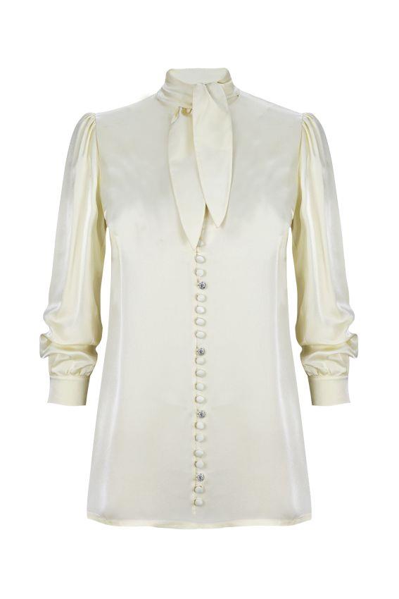 PLUTON BLOUSE Krem
