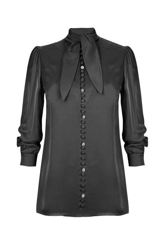 PLUTON BLOUSE Siyah