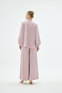 91015 QUVİN BLUZ PANTOLON Pudra