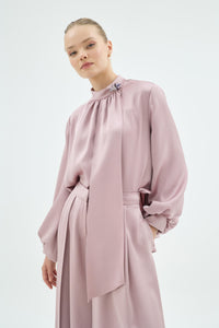 91015 QUVİN BLUZ PANTOLON Pudra