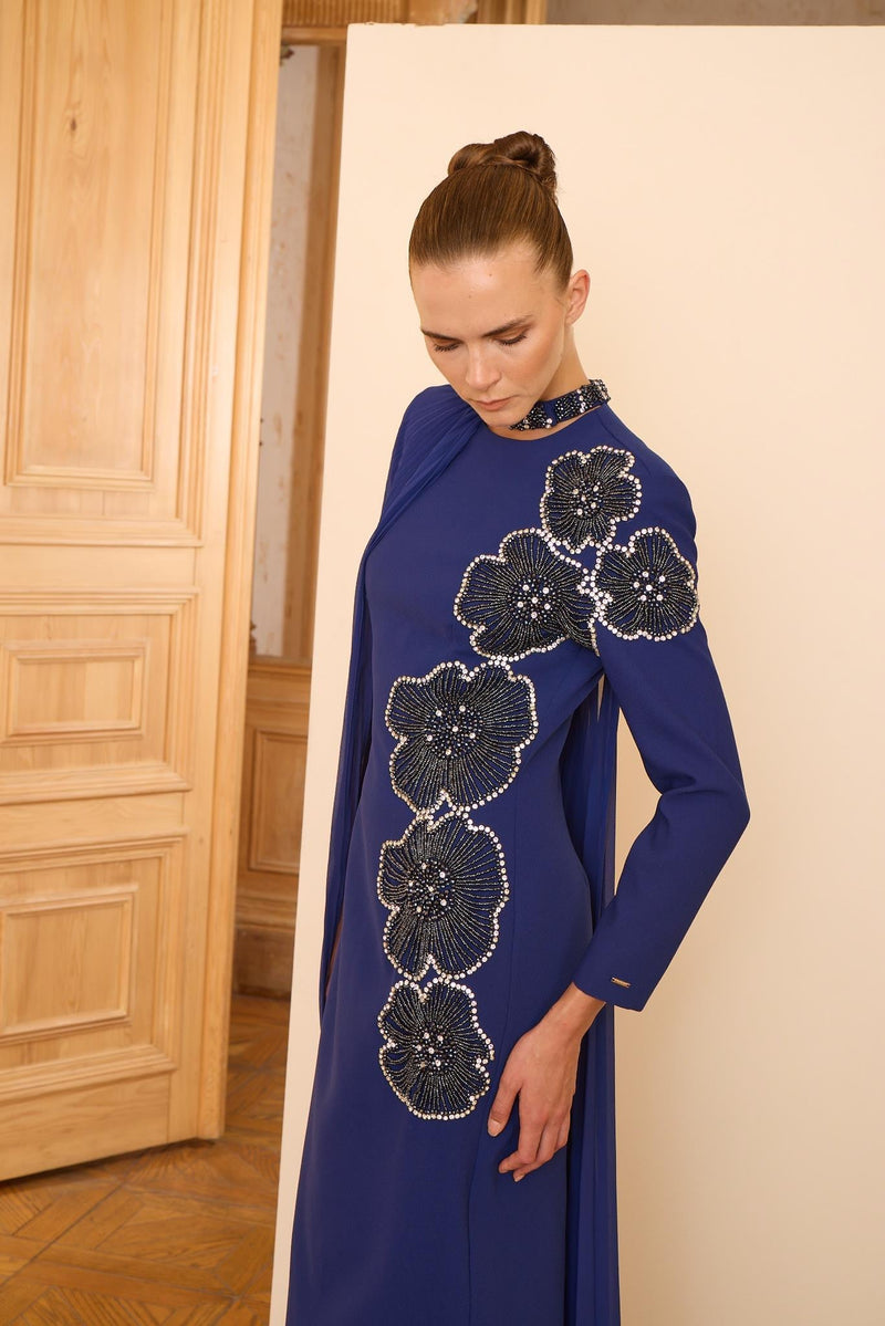 ROSALIN DRESS Lacivert