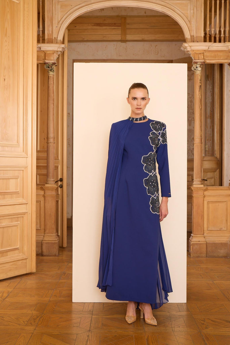 ROSALIN DRESS Lacivert