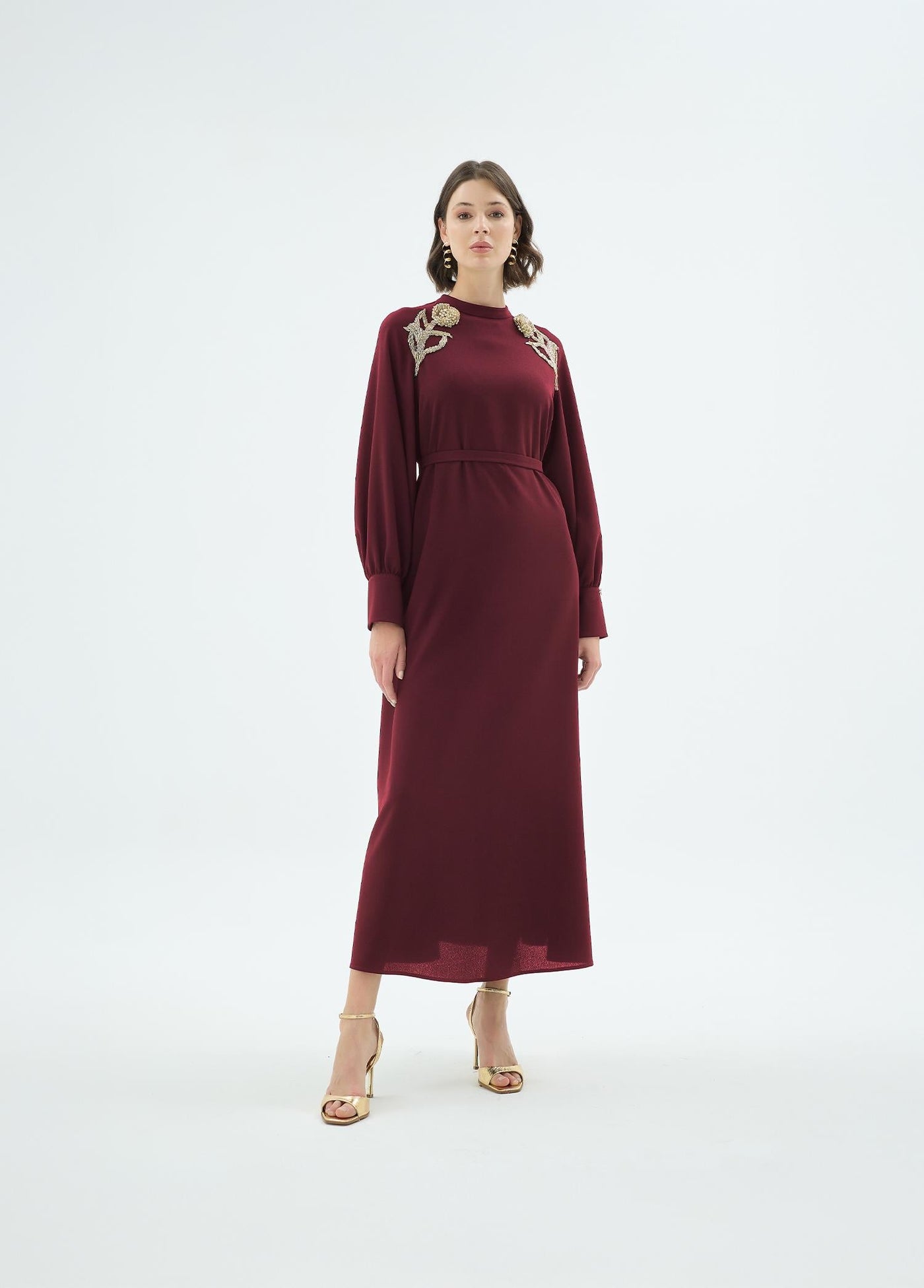 30016 ROSE ELBİSE Vişne