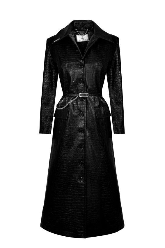 SEMOLINA TRENCH Siyah