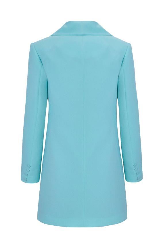 SEQUIN JACKET Aqua