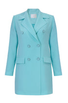 SEQUIN JACKET Aqua