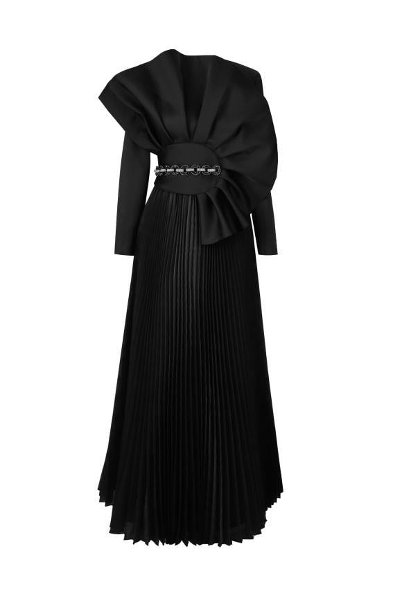 VIOLANDA DRESS Siyah