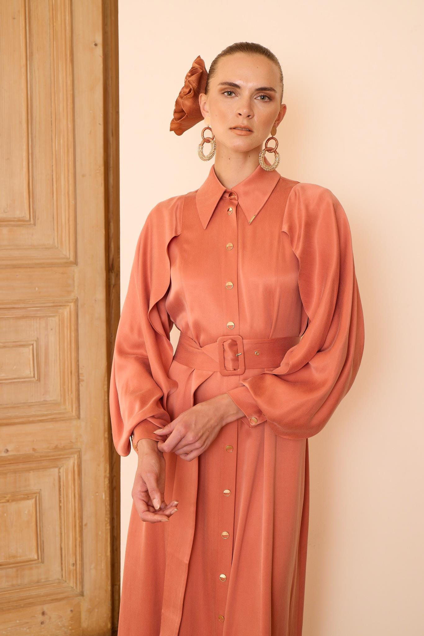 SOLEIL DRESS Bakır