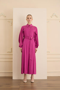 SOLEIL DRESS Fuşya