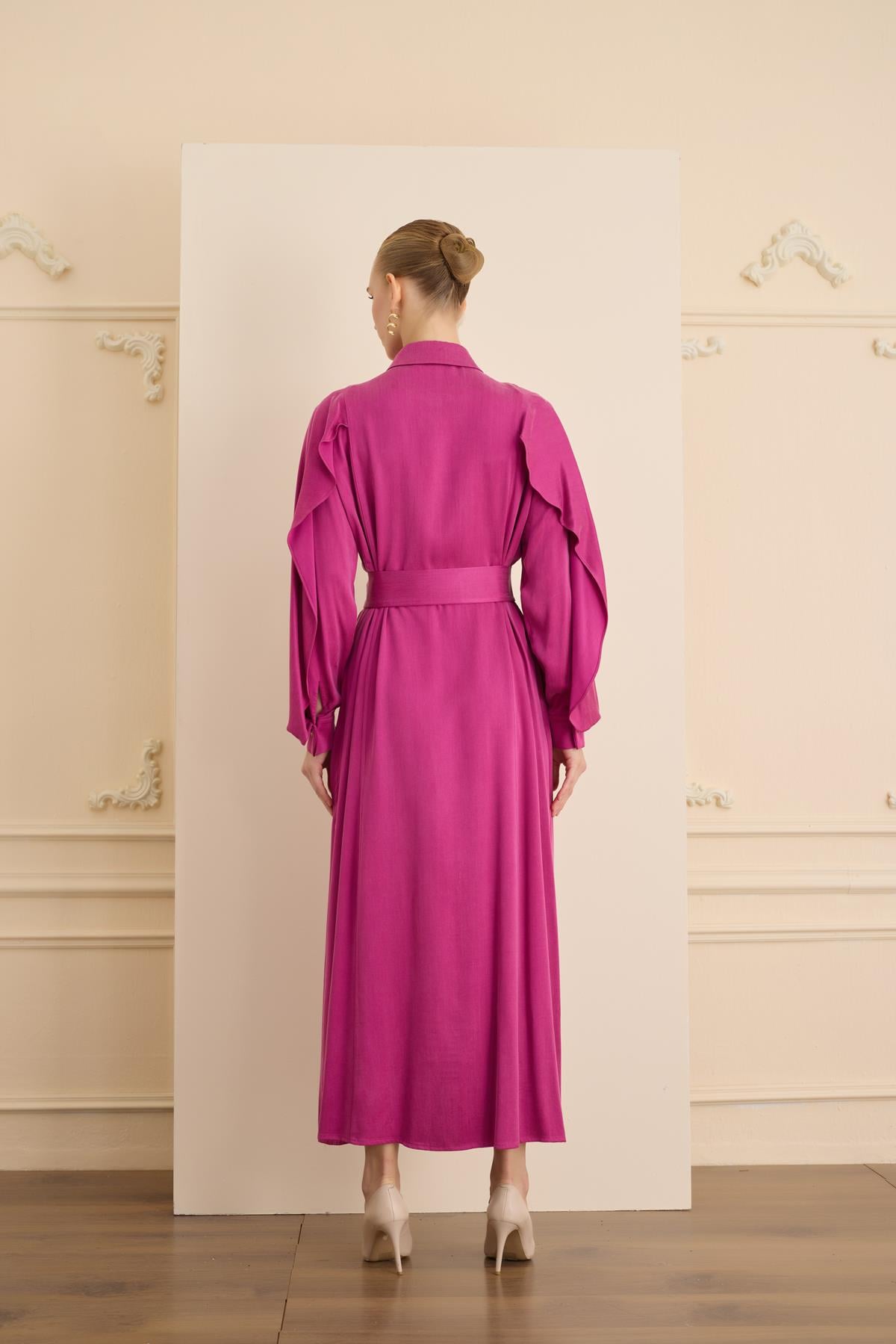 SOLEIL DRESS Fuşya