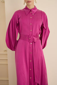 SOLEIL DRESS Fuşya