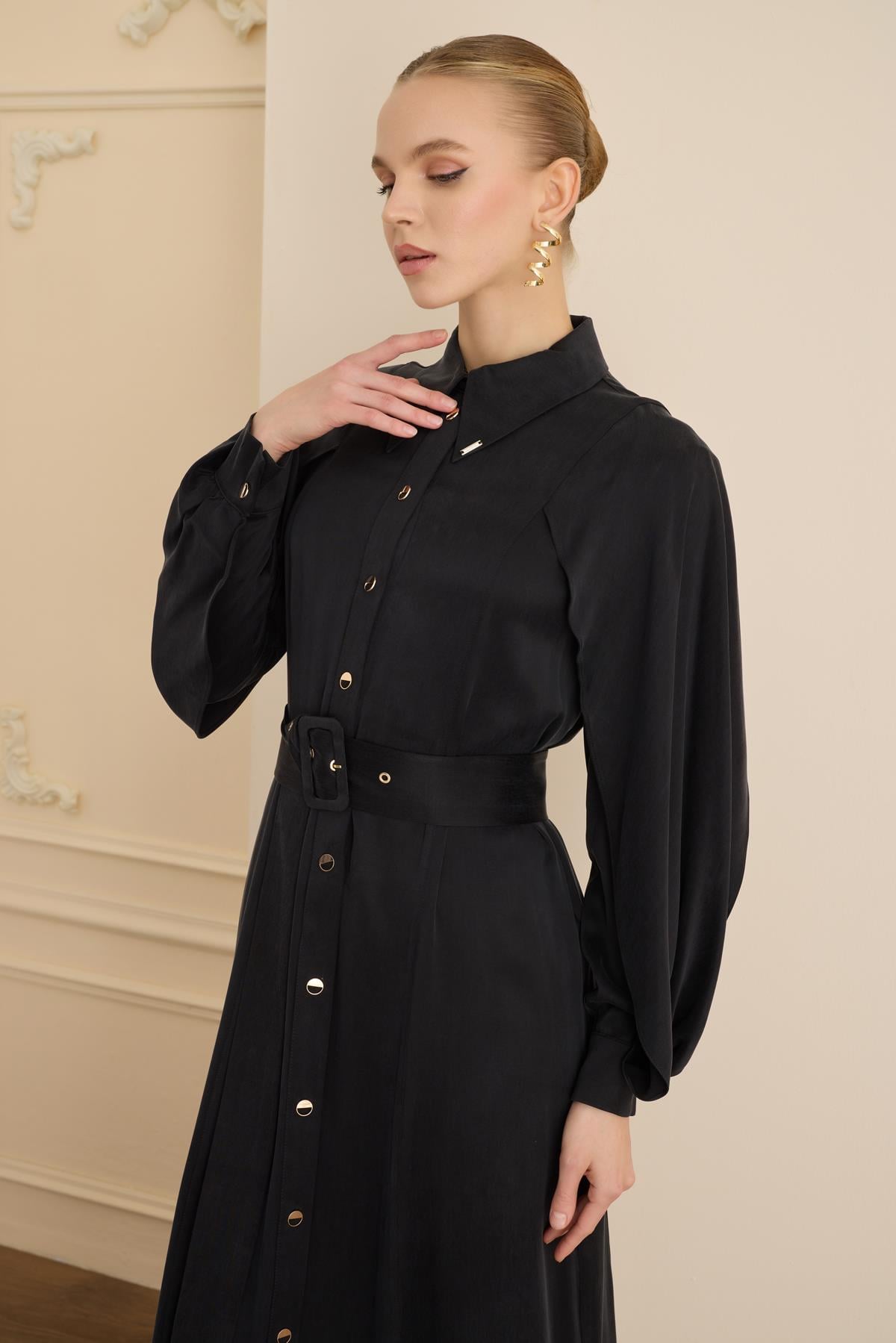 SOLEIL DRESS Siyah