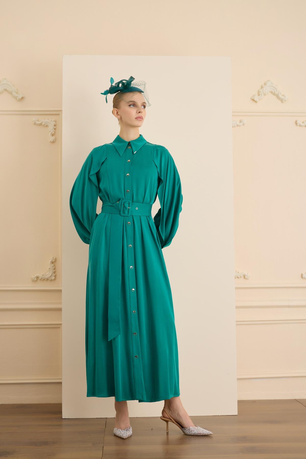 SOLEIL DRESS Zümrüt