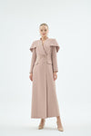30034 SOLINE DRESS Cream