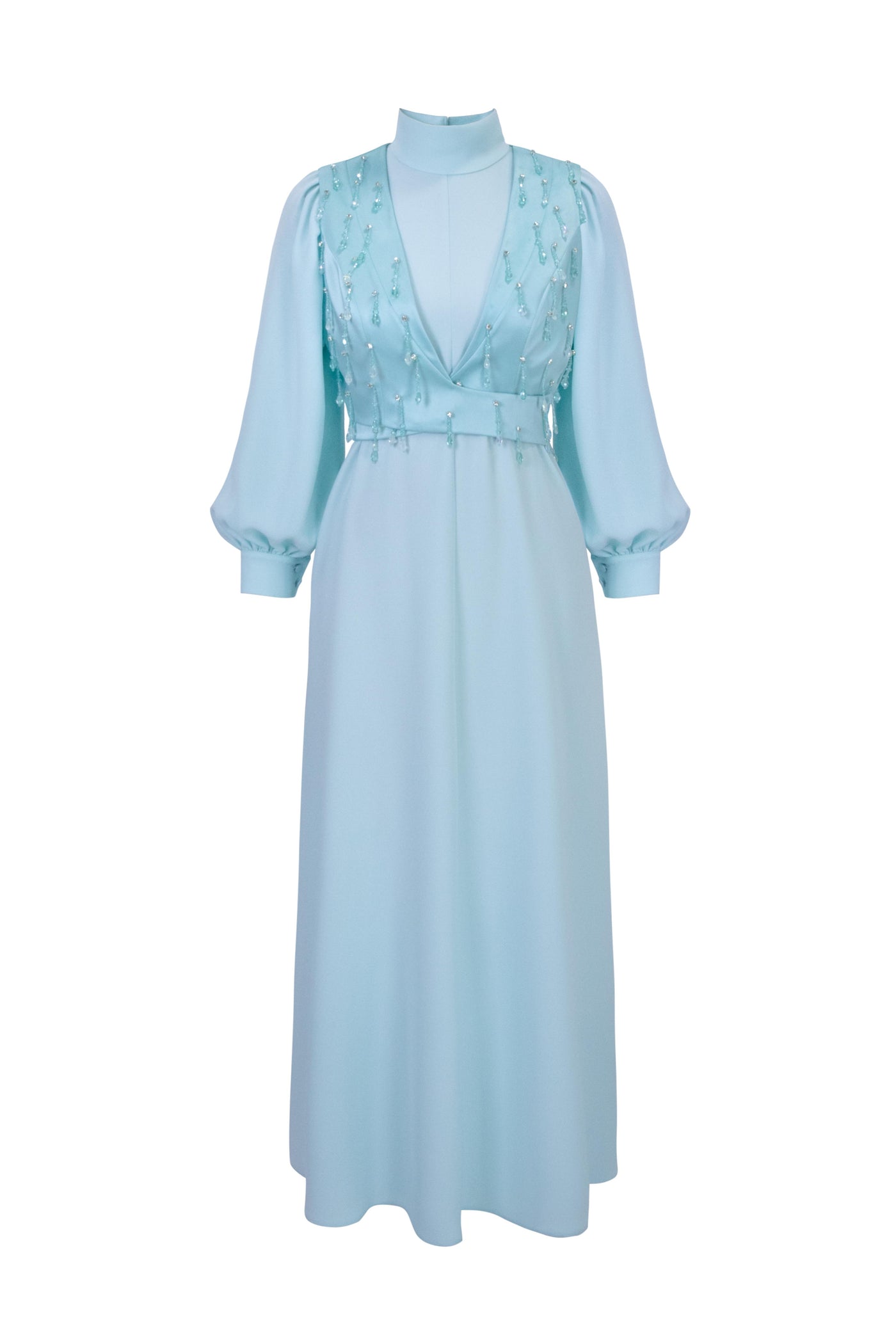 SPARKLE DRESS Aqua