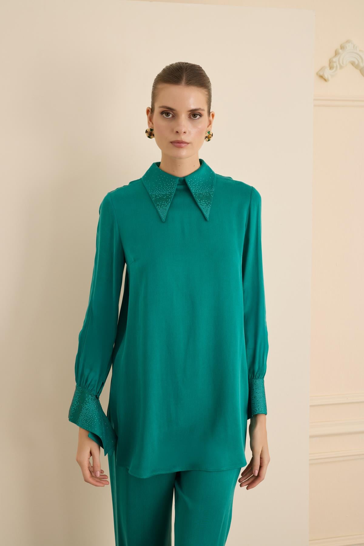 SPLENDID BLOUSE Zümrüt