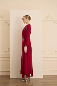 TEASE  DRESS Bordo