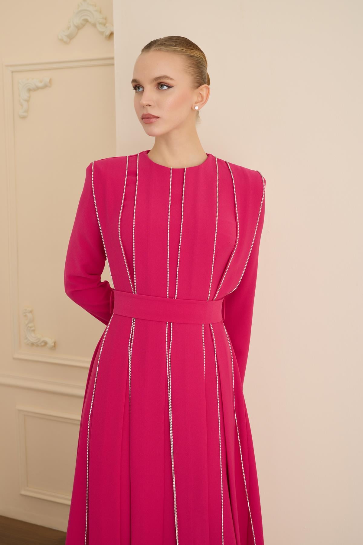 TEASE  DRESS Fuşya