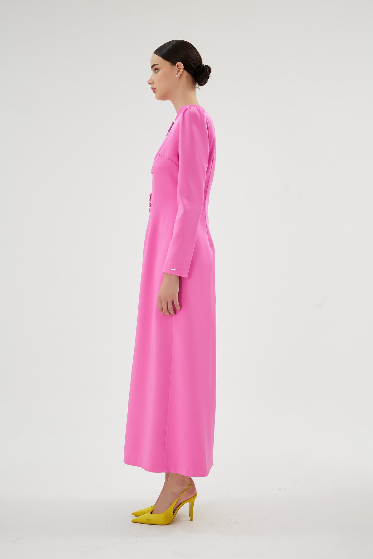 Tirena  Elbise Pembe