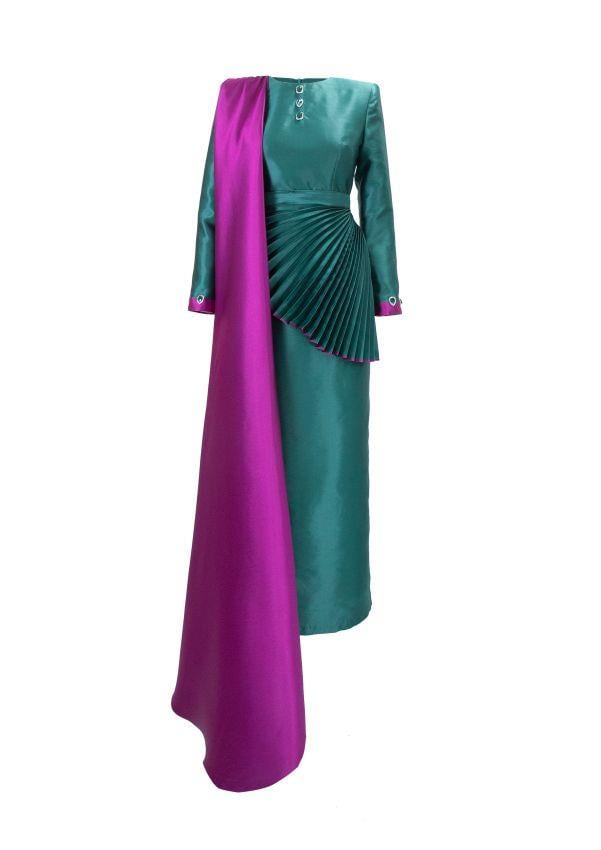 TULIPAN DRESS Zümrüt