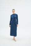 30049 UMBERTO CRYSTAL DRESS Navy