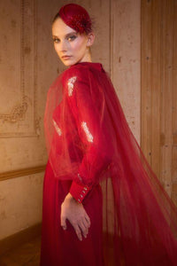 VANESSA DRESS Bordo
