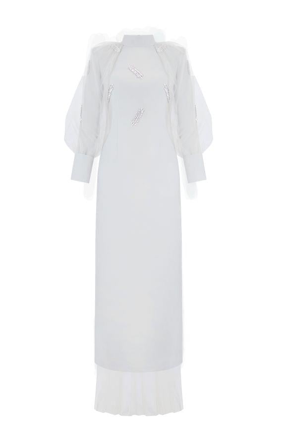 VANESSA DRESS Ekru