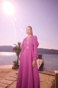 VELORA ELBİSE Mor
