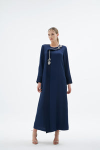 VERA ABAYA Lacivert