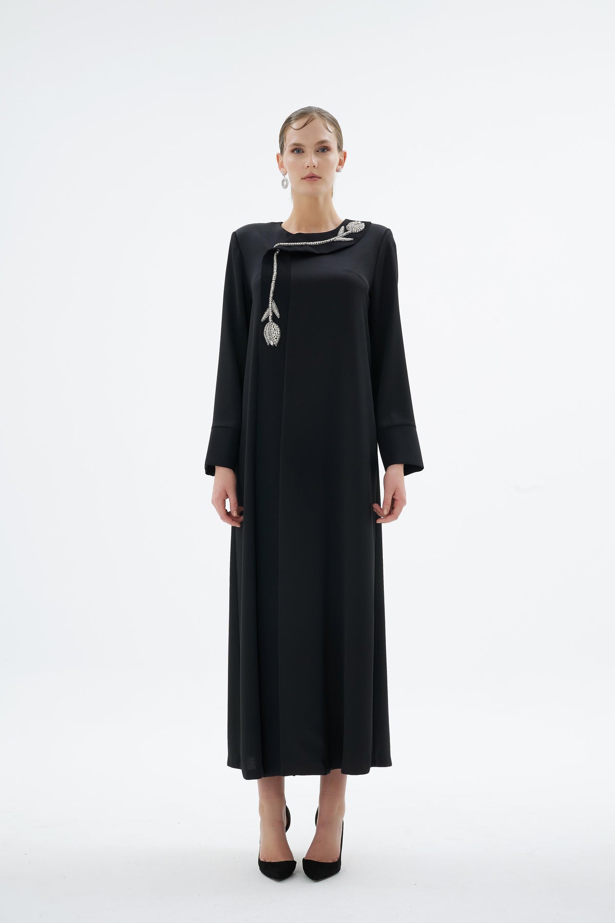 VERA ABAYA Siyah